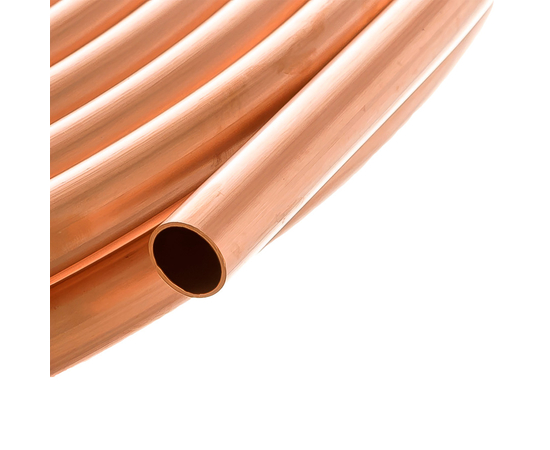 Труба медная 3/8" ASTM B280 (9,52 x 0,81мм) 2 метра в бухте, фото , изображение 2