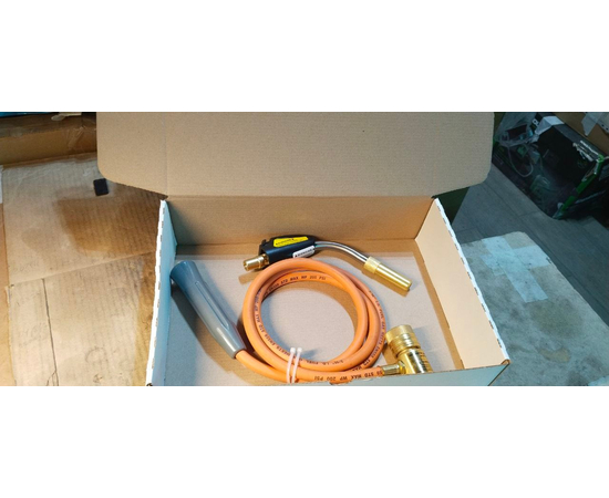 УЦЕНКА Горелка для MAPP газа BAVIS-1S660 со шлангом (пьезоподжиг), фото , изображение 10