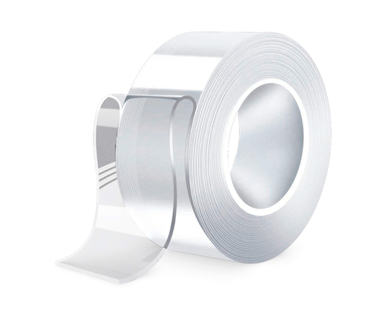 Лента двухсторонняя прозрачная BAVIS 2мм х 3см х 3м, фото 