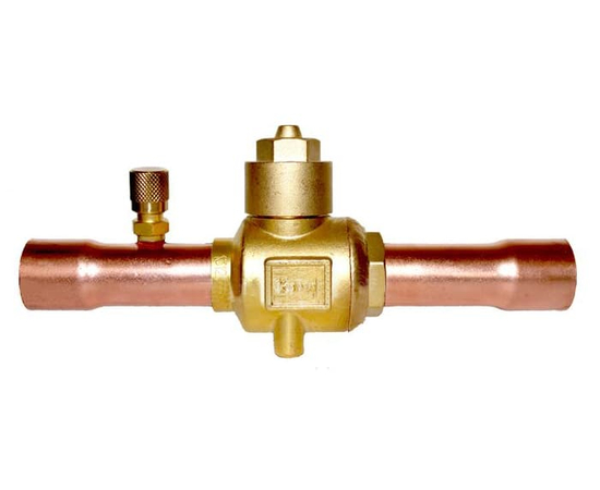 Вентиль шаровой GBC-BV 54S 2 1/8S с клапаном Шредера, фото 