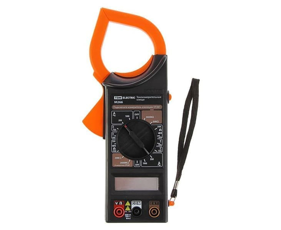 Клещи - мультиметр цифровой TDM - M266, фото 