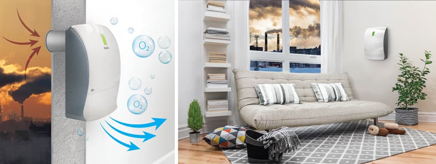 Принцип действия бризера Ballu Air Master Base