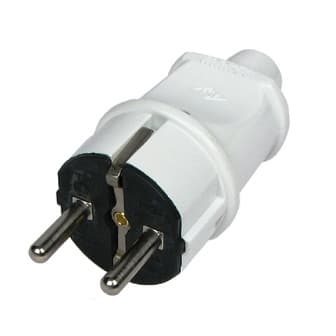 Вилка Makel с/з прямая белая