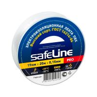 Изолента ПВХ Safeline 19мм х 20м, белая