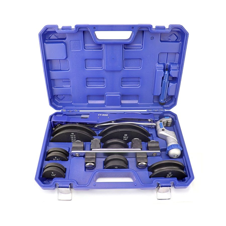 Трубогиб арбалетный DSZH CT-999 (1/4"; 5/16"; 3/8"; 1/2"; 5/8"; 3/4"; 7/8")(в кейсе с труборезом и риммером)