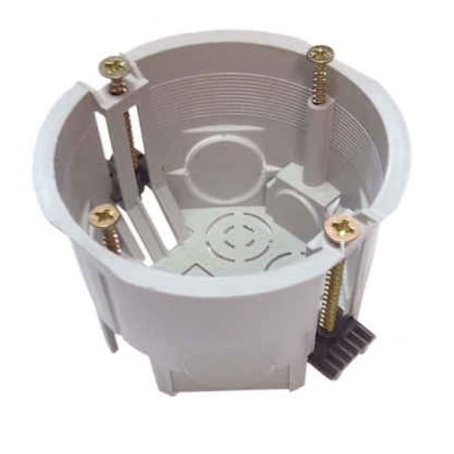 Коробка установочная-подрозетник ГК 68х45-IP20 с пластиковыми лапками (полипропилен)