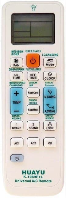 HUAYU K-1089E+L (universal 1000 in1) ПДУ для кондиционеров
