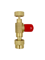 Вентиль с нажимом на ниппель Super Stars ST-VC4 гайка 1/4"(R22), штуцер  5/16" SAE