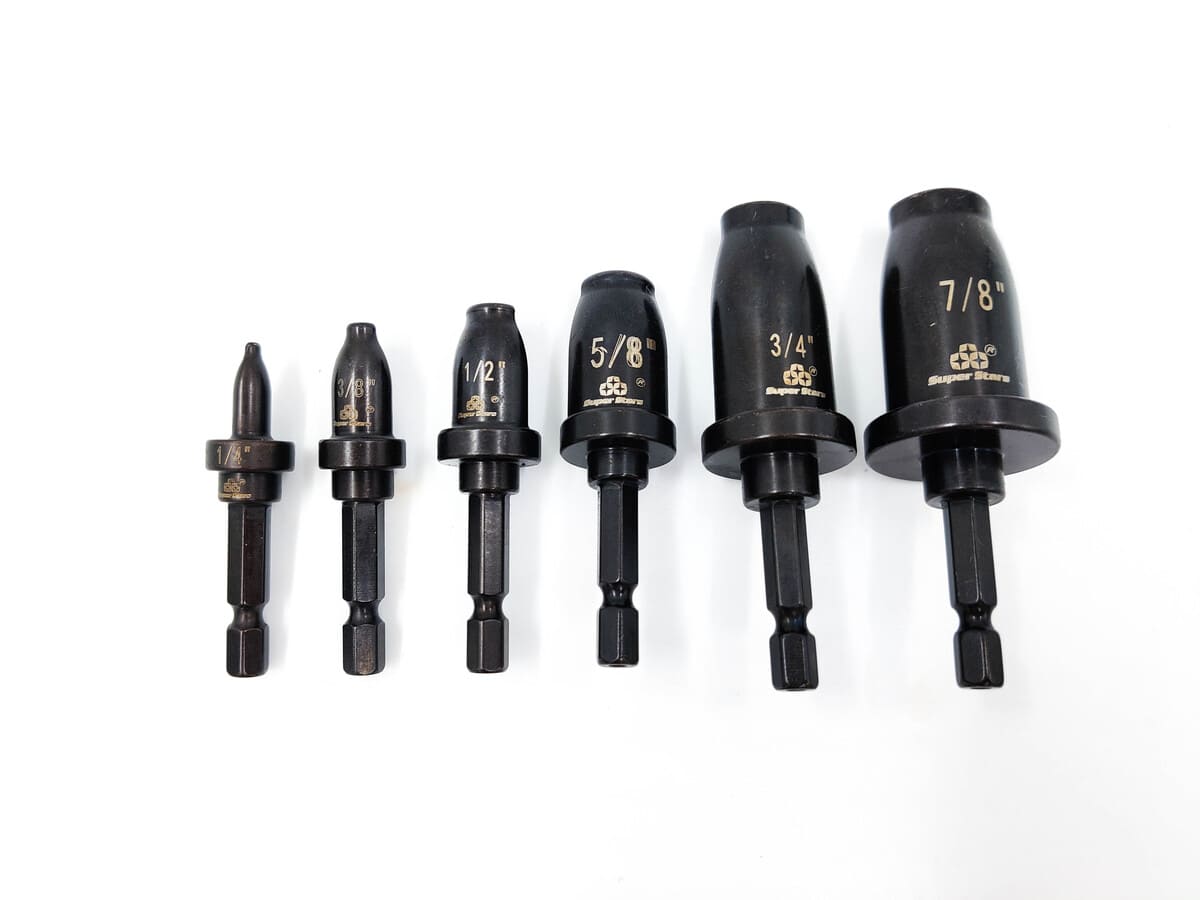 Super Stars ST-E900S набор насадок 1/4", 3/8", 1/2", 5/8", 3/4", 7/8" для расширения трубы