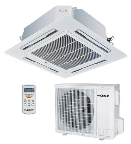 Neoclima NS/NU-24B5 сплит система кассетного типа