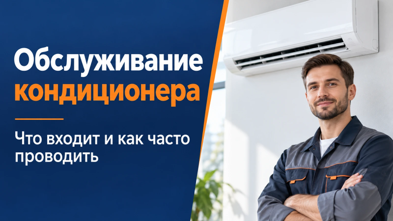 Обслуживание кондиционера: Что входит и как часто проводить
