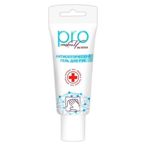Антисептический гель для рук "Секреты Чистоты PRO", туба 60гр.