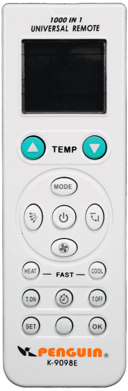 K-9098E (universal 1000 in 1) ПДУ для кондиционеров