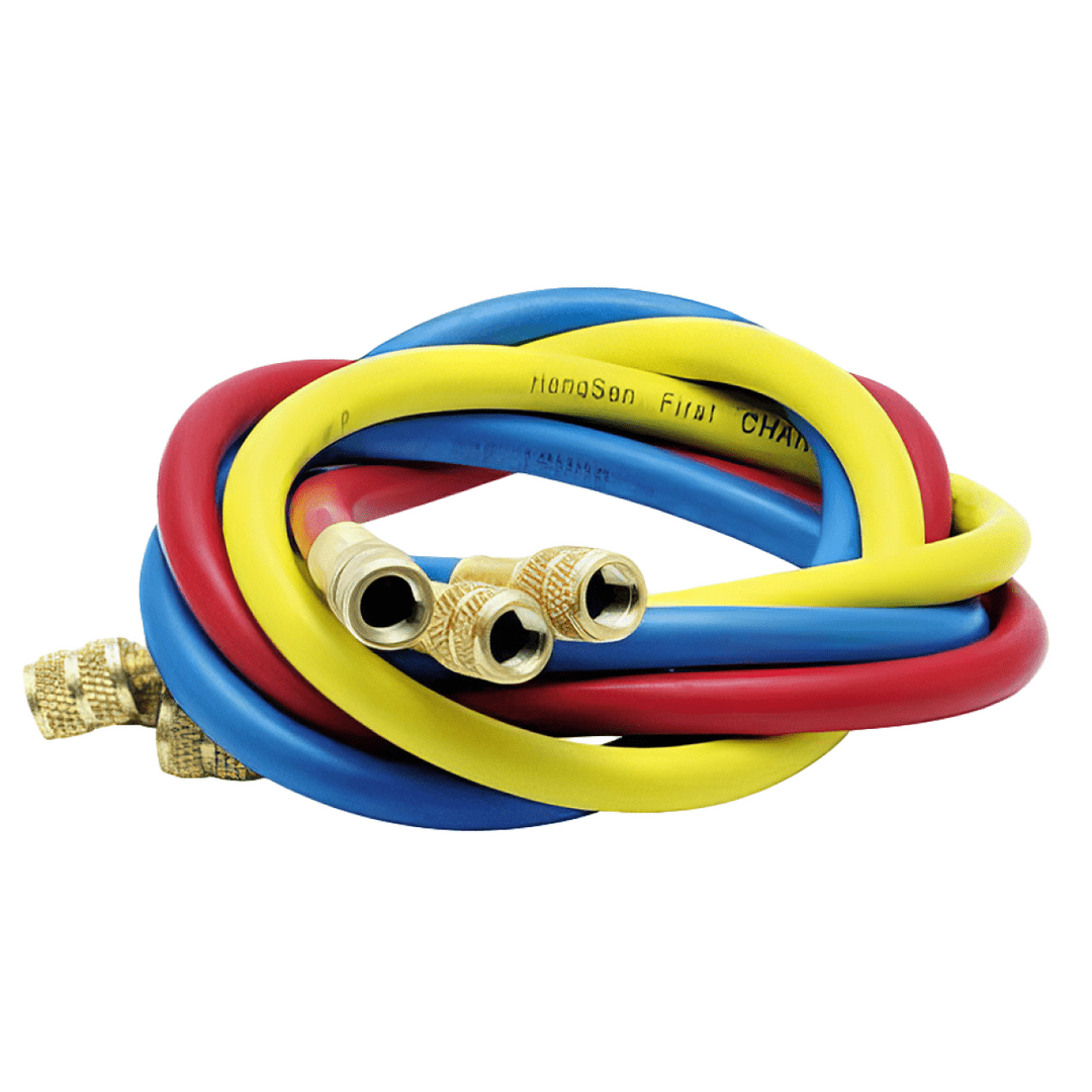 Шланг заправочный DSZH - 360-RYB - 1.5м, 1/4" SAE, до 34 Bar