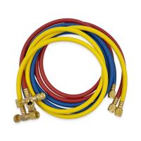 Заправочные шланги с вентилями WIPCOOL MRH-1SV набор 3шт по 1.8м, 1/4"-5/16" SAE, до 55 Bar