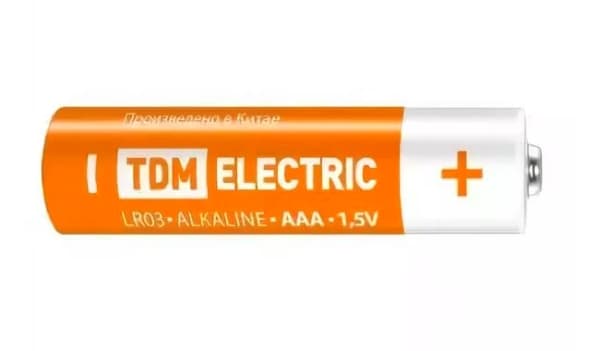 Батарейка AAA - LR03 (мизинчиковая) TDM Alkaline