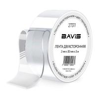 Двухсторонний скотч BAVIS 2мм х 3см х 3м прозрачный