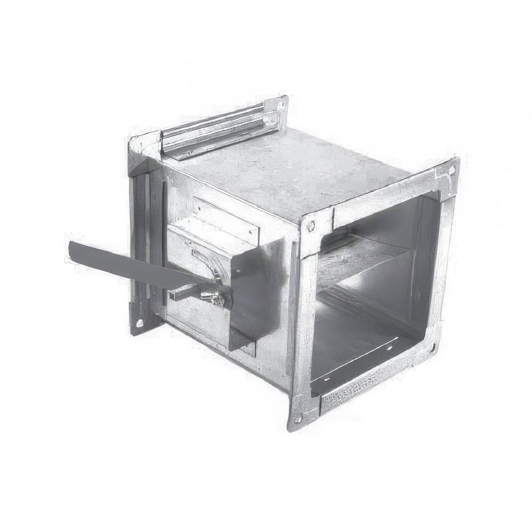 Дроссель-клапан(Пр) - 1 - 250x150 - 200 (оц. ст. 0.50/100 - Шина R20х65О)