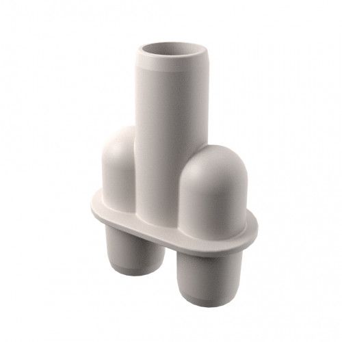 Тройник дренажный RF Ø16мм Y образный (белый)