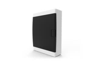 T-Plast QUEL ЩРН-П бокс на 18 мод., черная прозрачная дверь IP41