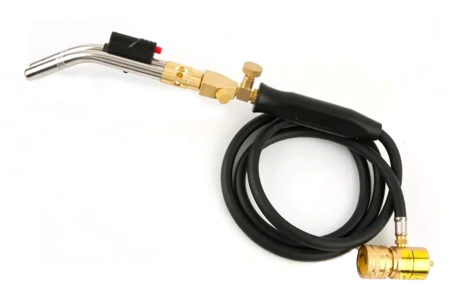 Горелка для MAPP газа FavorCool T-C2A-2F (два сопла, пьезо-поджиг, со шлангом)