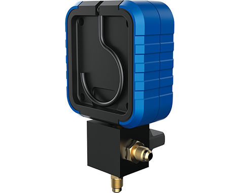 Манометрический коллектор Value VRM1-B-0403 (R22, R134A, R407C; R410A, 1 вентильный с манометром высокого давления; без шлангов)