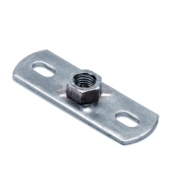 Пластина с гайкой