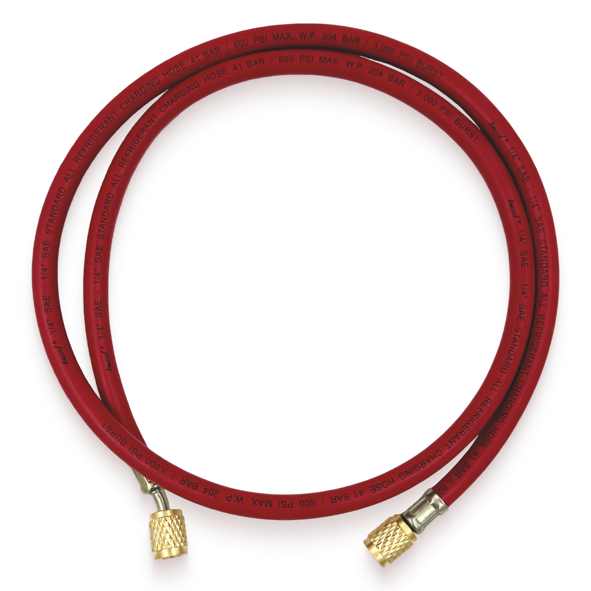 Шланг заправочный Becool BCH4-1 (1.2 м; 1/4" SAE)