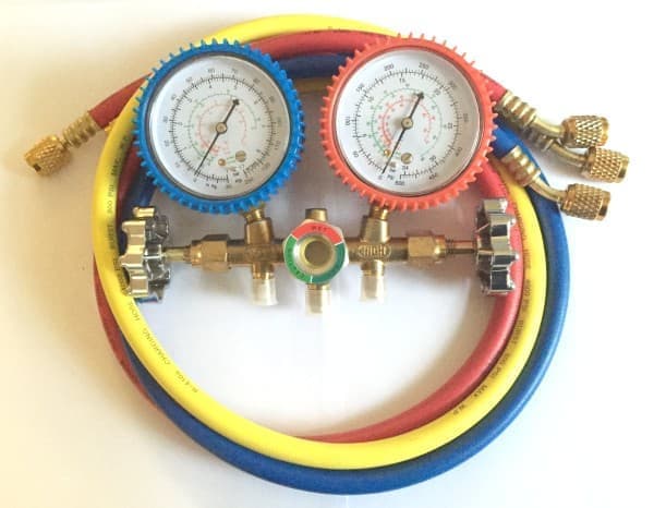 Манометрический коллектор Favor Cool CT-536G (R12/22/404/134; 2 вентильный; шланги 1/4" в комплекте)