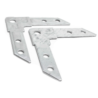 Набор 200шт. - Уголок для сборки воздуховодов УГФ 1 (95х18х2,5 Ж), оцинкованный