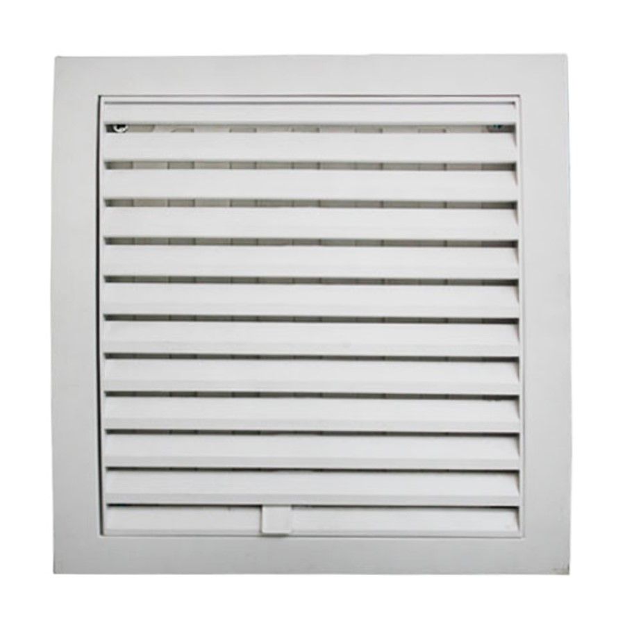 Вентиляционная решетка пластиковая N12R (190х190; регулируемая; белая)