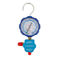 Манометрический коллектор DSZH WK-467GL (R22/32/134/410; 1 вентильный, с манометром, без шлангов)