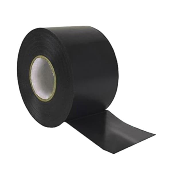 Лента PVC 50mm*25m, черная, самоклеящаяся