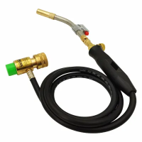 Горелка для MAPP газа WIPCOOL HT-2 со шлангом (пьезоподжиг)