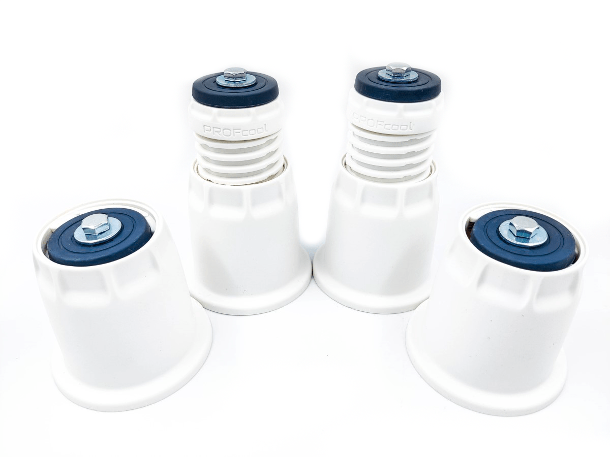 Антивибрационные опоры PROFcool VX4 (4 шт, до 800кг, белые)