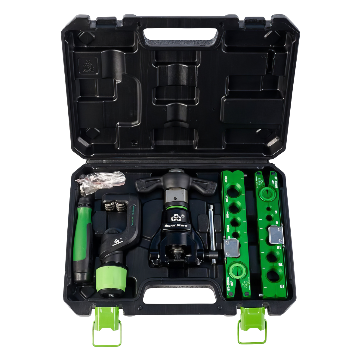 Вальцовка эксцентриковая с реверсом Ballu Super Stars ST-R806FT-L (1/4"-3/4"; 6-19мм; с труборезом и риммером в кейсе)