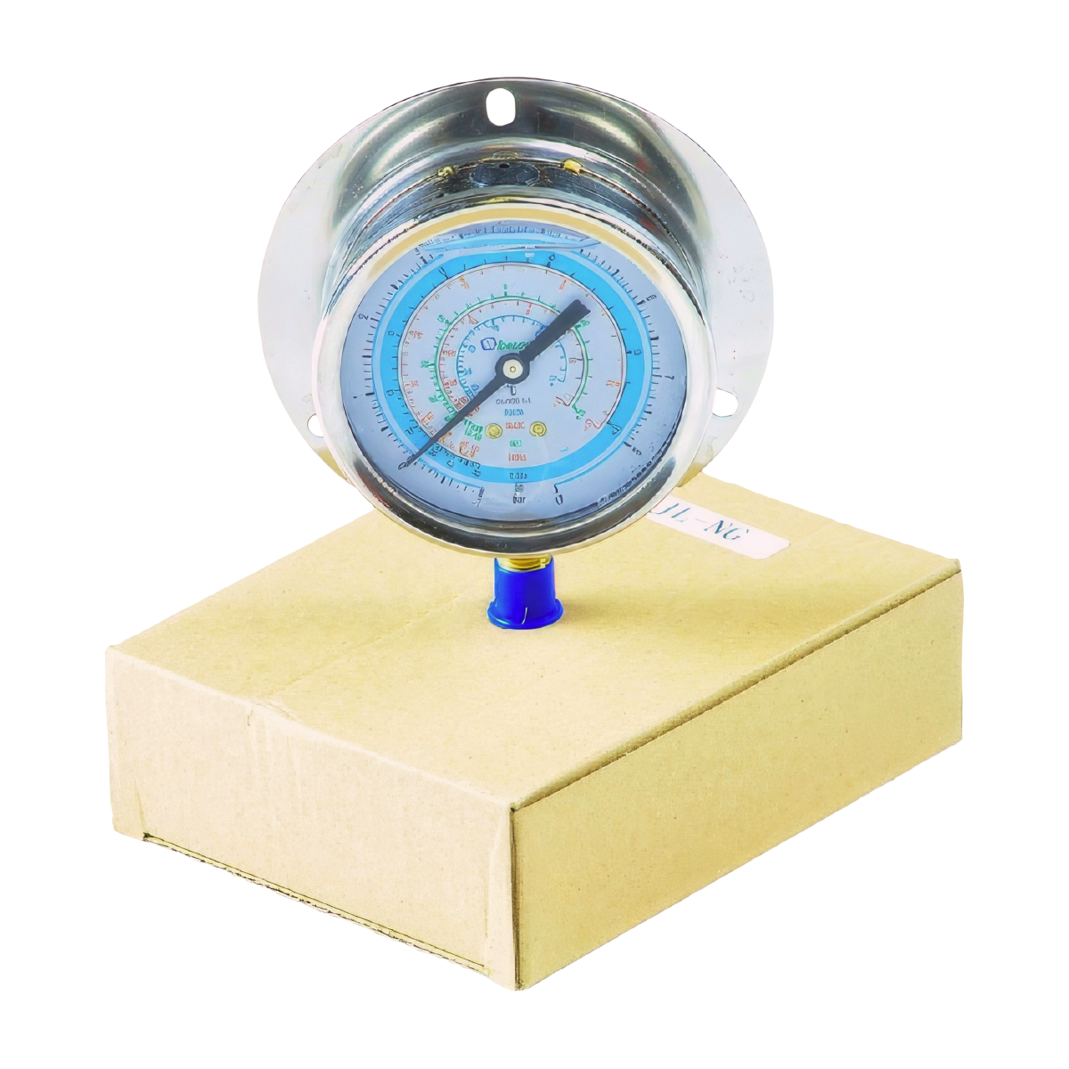 Мановакуумметр с глицерином Becool BCJL-NG 80мм (R22; R134a; R404A; R407C) (021182)