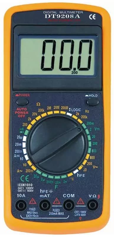 Мультиметр цифровой DT-9208A