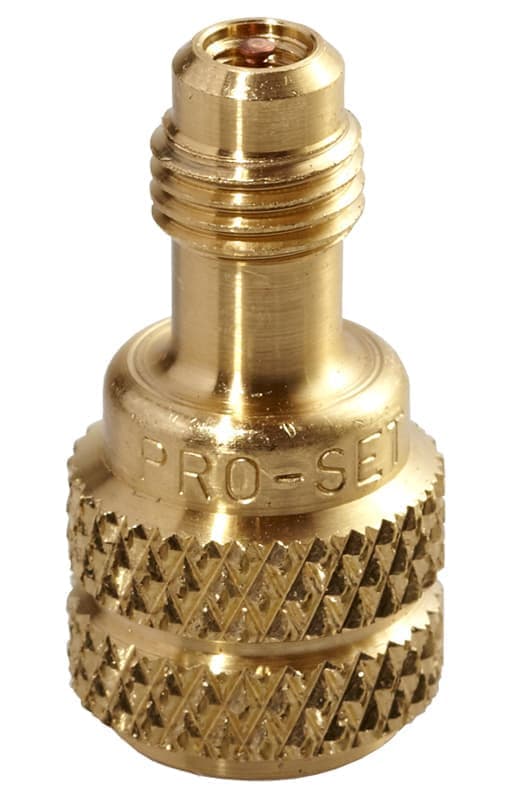 Адаптер прямой CPS AD87 (прямой, штуцер 1/4"-R22; гайка 5/16"-R410A)