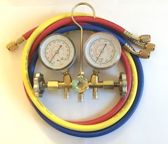 Манометрический коллектор Favor Cool CT-536 G_SN (R12/22/502; 2 вентильный; шланги 1/4" в комплекте)