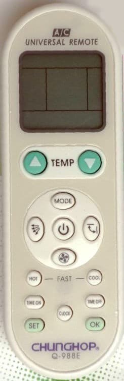 CHUNGHOP/MASTER Q-988E (universal 1000 in 1) ПДУ для кондиционеров