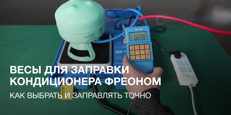 Весы для заправки кондиционера фреоном