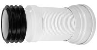 Труба для унитаза ELITE гофрированная армированная L 275-600 мм VALFEX (VF.TFA.275.600.E)