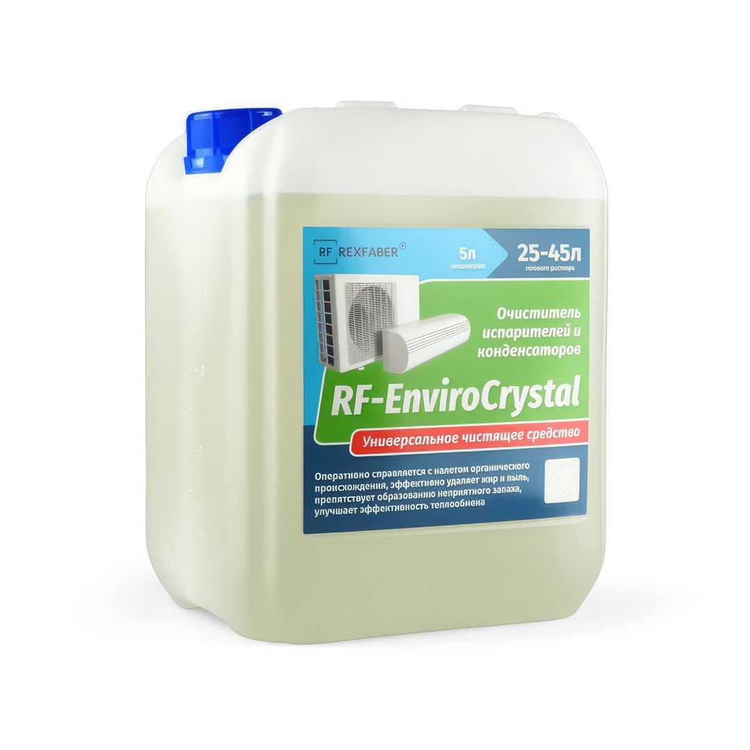 RF-EnviroCrystal 5л. (1:2 - 1:8) концентрат универсальный для очистки испарителей и конденсаторов