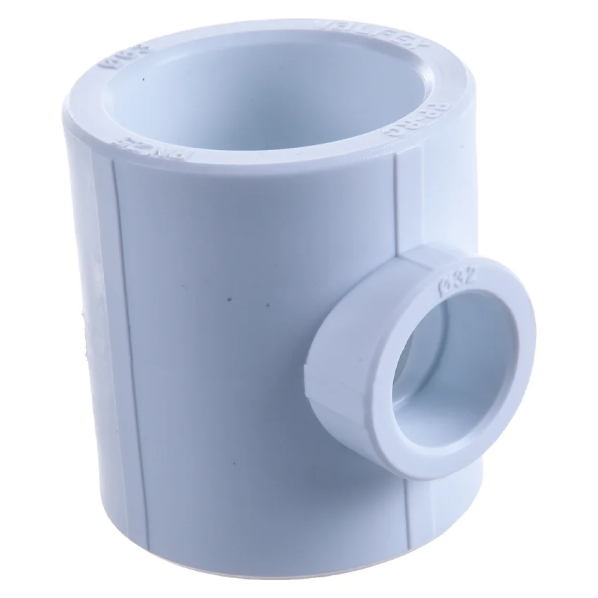 Тройник редукционный Valfex 63/32/63 белый