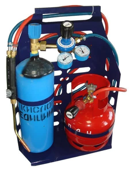 Переносной сварочный пост ПГСП-5/5-П (кислород 5 л / пропан 5 л)