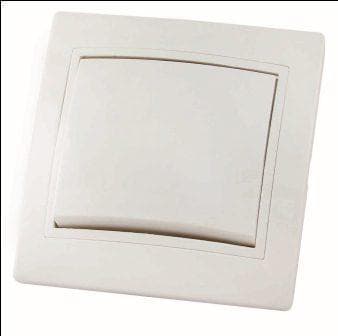 TDM Таймыр выключатель встраиваемый 1 кл, белый