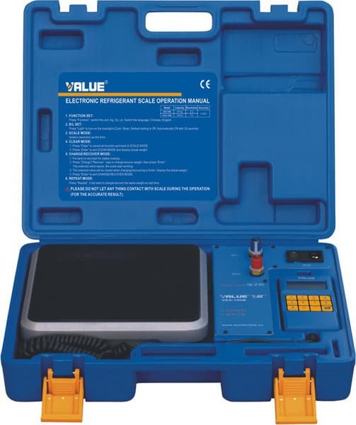 Весы электронные  VALUE VES-100B (до 100 кг; питание 9V / 220V; программируемые; соленоидный клапан)