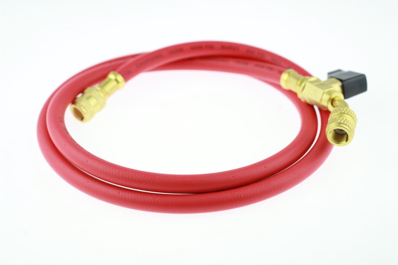 Шланг заправочный с вентилем FavorCool - M-360RYB-B, 1.5м, 1/4" SAE, до 41 бар