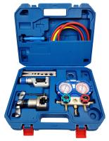 Набор инструментов Becool BC-MR-1 (в кейсе: коллектор для R22, R32, R407C, R410A; шланги; вальцовка; труборез; ример)